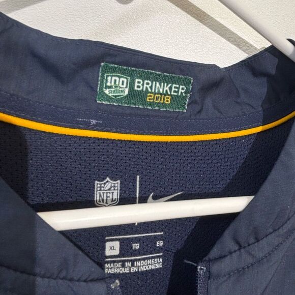 Green Bay Packers Nike Pullover XL EUC - Picture 2 of 9